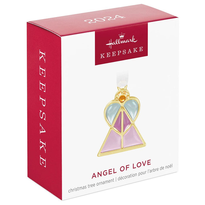 Hallmark : 2024 Mini Angel of Love Ornament, 1" - Hallmark : 2024 Mini Angel of Love Ornament, 1"