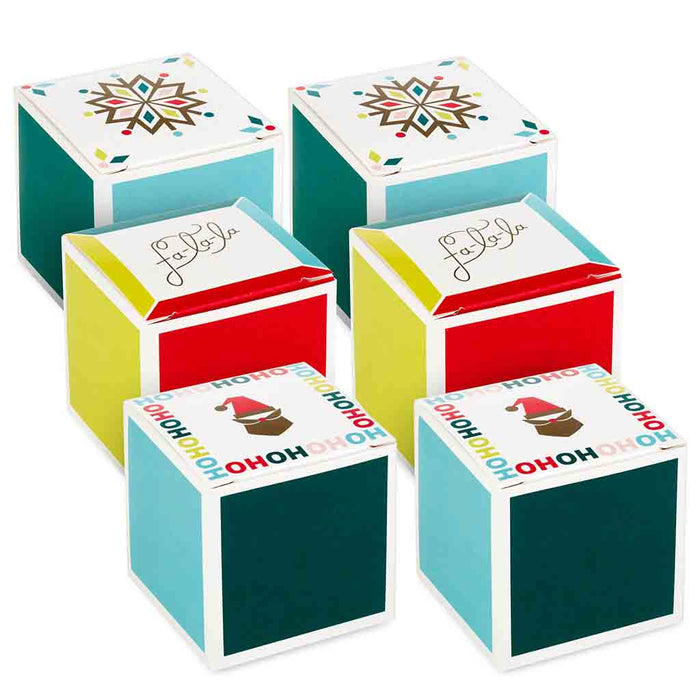 Hallmark : 2.5" Merry Icons 6-Pack Mini Christmas Gift Boxes - Hallmark : 2.5" Merry Icons 6-Pack Mini Christmas Gift Boxes