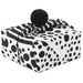 Hallmark : 26" Black-and-White Fabric Gift Wrap With Elastic Band -