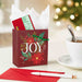 Hallmark : 4.6" Joy With Poinsettias Christmas Gift Card Holder Mini Bag - Hallmark : 4.6" Joy With Poinsettias Christmas Gift Card Holder Mini Bag