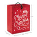 Hallmark : 4.6" Merriest Christmas on Red Gift Card Holder - Hallmark : 4.6" Merriest Christmas on Red Gift Card Holder