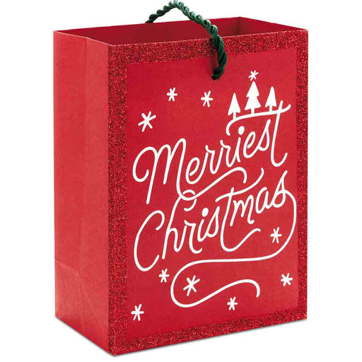 Hallmark : 4.6" Merriest Christmas on Red Gift Card Holder - Hallmark : 4.6" Merriest Christmas on Red Gift Card Holder