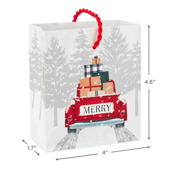 Hallmark : 4.6" Red and White 3-Pack Christmas Gift Card Holder Mini Bags - Hallmark : 4.6" Red and White 3-Pack Christmas Gift Card Holder Mini Bags