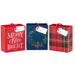 Hallmark : 4.6" Tailored Traditional 3-Pack Christmas Gift Card Holder Mini Bags - Hallmark : 4.6" Tailored Traditional 3-Pack Christmas Gift Card Holder Mini Bags - Annies Hallmark and Gretchens Hallmark, Sister Stores