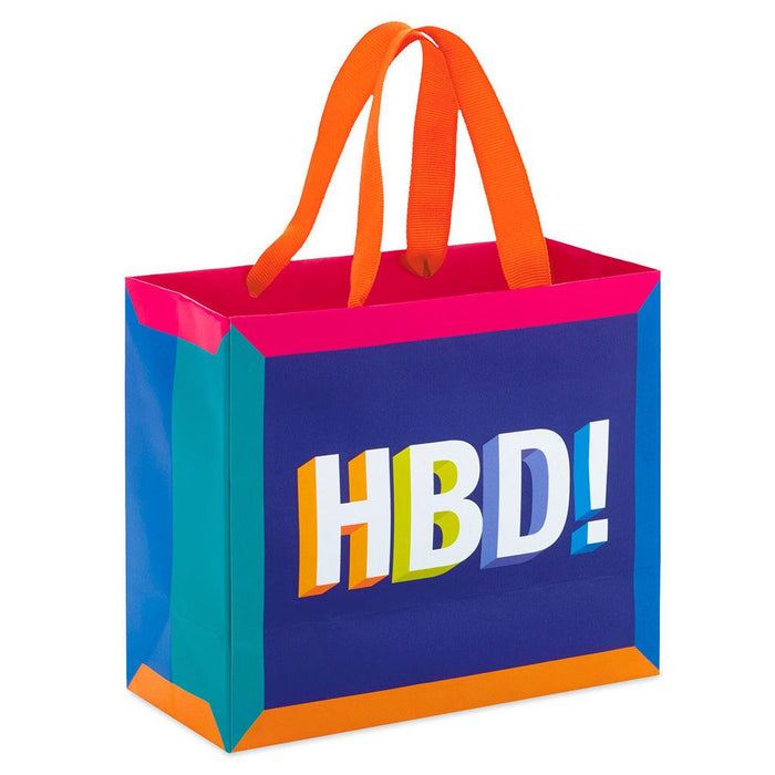 Hallmark : 5.5" Happy Birthday Small Horizontal Gift Bag -