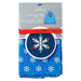 Hallmark : 56" Snowflakes on Blue Giant Plastic Holiday Gift Bag - Hallmark : 56" Snowflakes on Blue Giant Plastic Holiday Gift Bag - Annies Hallmark and Gretchens Hallmark, Sister Stores