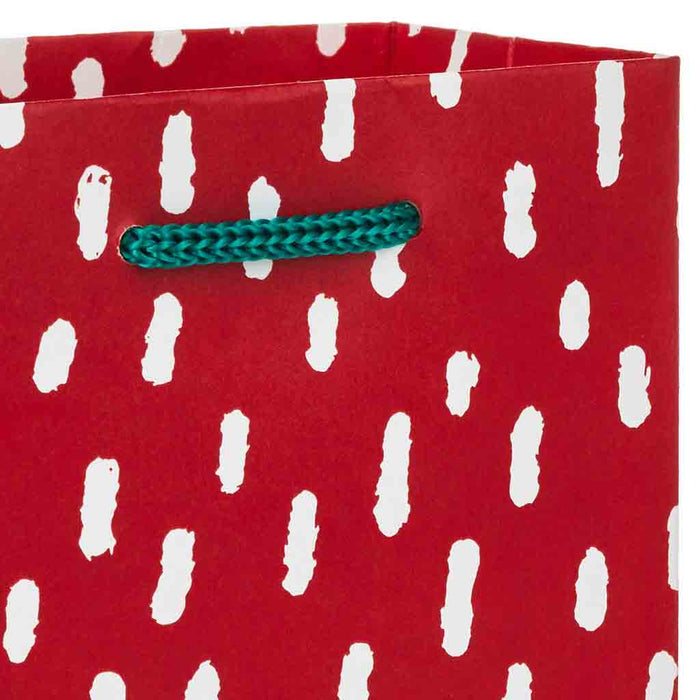 Hallmark : 5.7" Red and Green Patterns 4-Pack Small Christmas Gift Bags - Hallmark : 5.7" Red and Green Patterns 4-Pack Small Christmas Gift Bags