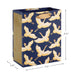 Hallmark : 6.5" Birds on Navy Small Gift Bag -