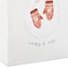 Hallmark : 6.5" Comfy & Cozy Mittens on White Small Gift Bag - Hallmark : 6.5" Comfy & Cozy Mittens on White Small Gift Bag - Annies Hallmark and Gretchens Hallmark, Sister Stores