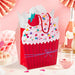 Hallmark : 6.5" Die-Cut Strawberry Cupcake Small Gift Bag - Hallmark : 6.5" Die-Cut Strawberry Cupcake Small Gift Bag