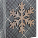 Hallmark : 6.5" Green Plaid With Snowflake Small Holiday Gift Bag -