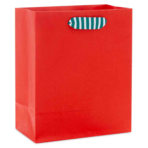 Hallmark : 6.5" Solid Red Small Gift Bag - Hallmark : 6.5" Solid Red Small Gift Bag
