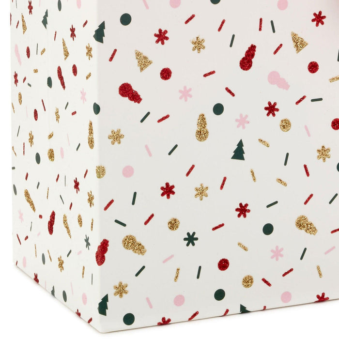 Hallmark : 7.7" Festive Confetti Medium Square Christmas Gift Bag - Hallmark : 7.7" Festive Confetti Medium Square Christmas Gift Bag - Annies Hallmark and Gretchens Hallmark, Sister Stores