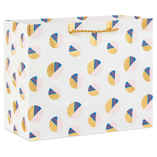 Hallmark : 7.7" Mod Circles Medium Horizontal Gift Bag -