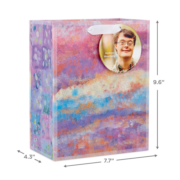 Hallmark : 9.6" ArtLifting Sweet Dreams/Heaven in 3D Medium Gift Bag -