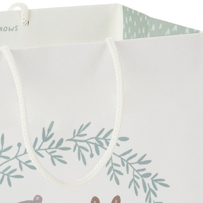 Hallmark : 9.6" Bear and Bunny Medium Gift Bag - Hallmark : 9.6" Bear and Bunny Medium Gift Bag