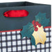 Hallmark : 9.6" Black and White Check Medium Holiday Gift Bag - Hallmark : 9.6" Black and White Check Medium Holiday Gift Bag