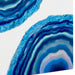 Hallmark : 9.6" Blue Geodes on White Medium Gift Bag -