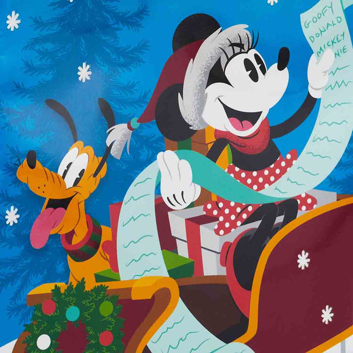 Hallmark : 9.6" Disney Minnie Mouse and Pluto Medium Christmas Gift Bag - Hallmark : 9.6" Disney Minnie Mouse and Pluto Medium Christmas Gift Bag