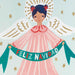 Hallmark : 9.6" Feliz Navidad Angel Medium Christmas Gift Bag -