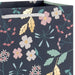 Hallmark : 9.6" Floral on Dark Green Medium Gift Bag - Hallmark : 9.6" Floral on Dark Green Medium Gift Bag