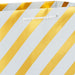 Hallmark : 9.6" Gold and White Diagonal Stripes Gift Bag -