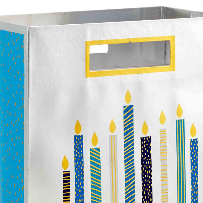 Hallmark : 9.6" Happy Hanukkah Candles Medium Gift Bag - Hallmark : 9.6" Happy Hanukkah Candles Medium Gift Bag