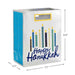 Hallmark : 9.6" Happy Hanukkah Candles Medium Gift Bag - Hallmark : 9.6" Happy Hanukkah Candles Medium Gift Bag