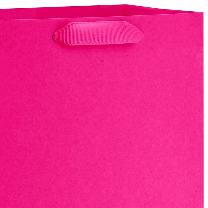 Hallmark : 9.6" Hot Pink Medium Gift Bag -