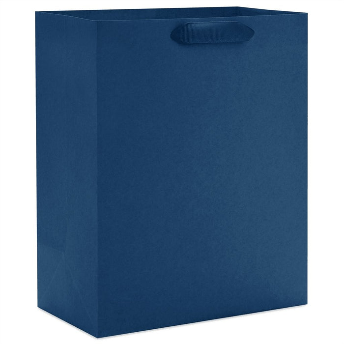 Hallmark : 9.6" Navy Medium Gift Bag -