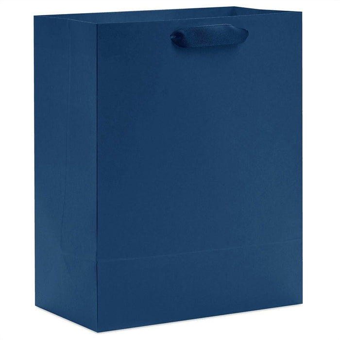 Hallmark : 9.6" Navy Medium Gift Bag -