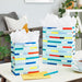 Hallmark : 9.6" Pastel Rainbow Stripes Medium Gift Bag -