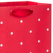 Hallmark : 9.6" Red With White Polka Dots Medium Gift Bag -