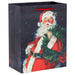 Hallmark : 9.6" Santa Portrait on Black Medium Christmas Gift Bag - Hallmark : 9.6" Santa Portrait on Black Medium Christmas Gift Bag - Annies Hallmark and Gretchens Hallmark, Sister Stores