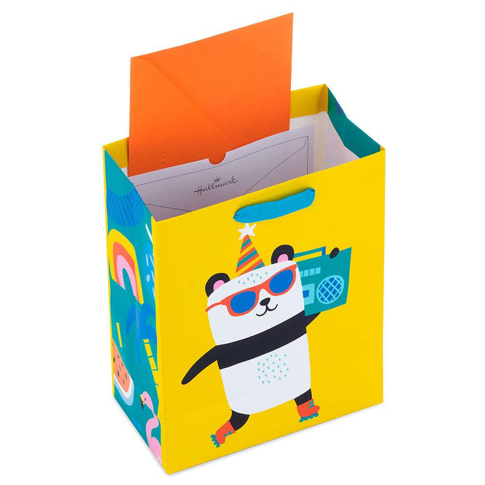 Hallmark : 9.6" Stay Weird Panda Medium Gift Bag -
