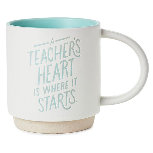 Hallmark : A Teacher's Heart Mug, 16 oz. -