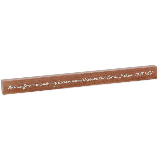 Hallmark : As for Me and My House Scripture Quote Sign, 23.5x2 -