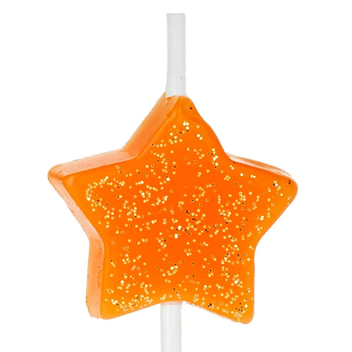 Hallmark : Assorted Color With Glitter Star-Shaped Birthday Candles, Set of 6 - Hallmark : Assorted Color With Glitter Star-Shaped Birthday Candles, Set of 6