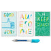 Hallmark : Assorted Mini Blank Note Cards With Pen, Pack of 18 -