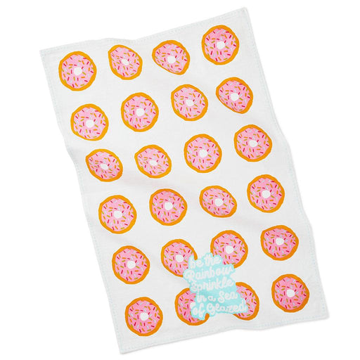 Hallmark : Be the Rainbow Sprinkle Donut Tea Towel -