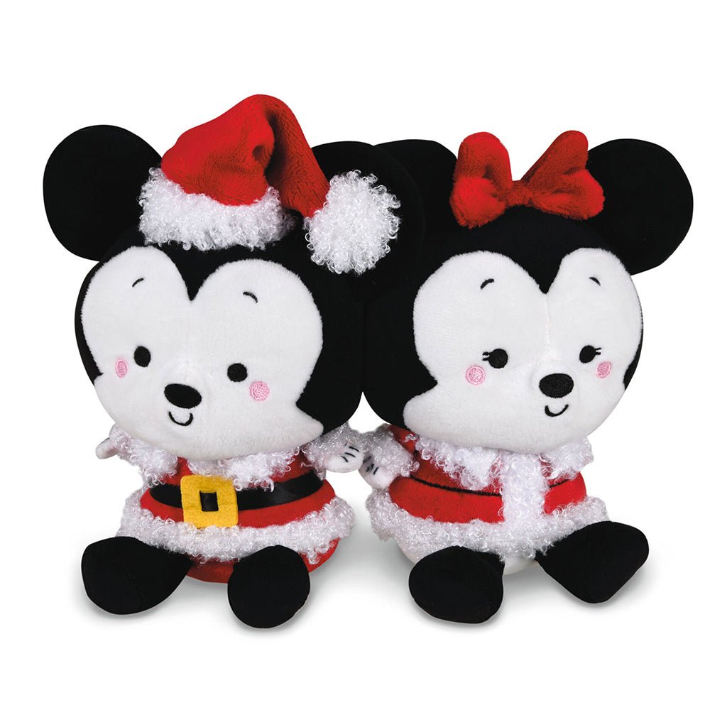 Disney Mickey & Minnie shops Mouse Snowman Sherpa Plush Set