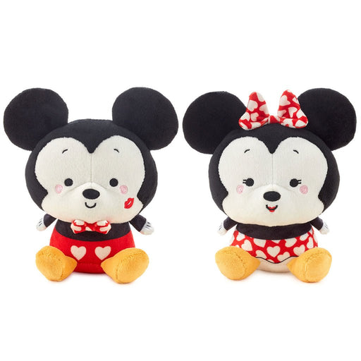 Hallmark : Better Together Disney Mickey and Minnie Valentine's Day Magnetic Plush Pair, 5" - Hallmark : Better Together Disney Mickey and Minnie Valentine's Day Magnetic Plush Pair, 5"