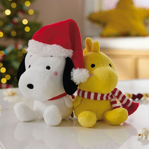 Hallmark : Better Together Peanuts® Holiday Snoopy and Woodstock Magnetic Plush, Set of 2 - Hallmark : Better Together Peanuts® Holiday Snoopy and Woodstock Magnetic Plush, Set of 2