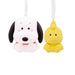 Hallmark : Better Together Snoopy and Woodstock Magnetic Hallmark Ornaments, Set of 2 -