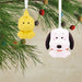 Hallmark : Better Together Snoopy and Woodstock Magnetic Hallmark Ornaments, Set of 2 -