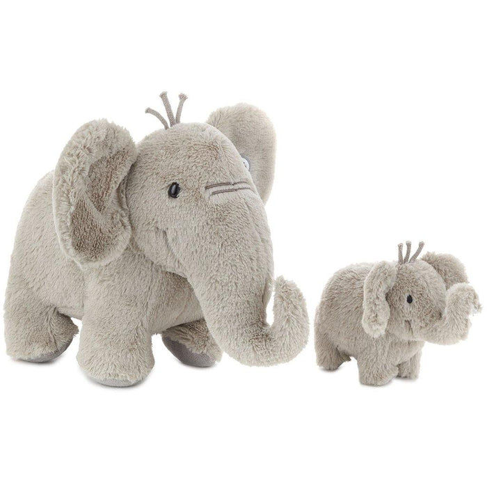 Hallmark : Big and Little Elephant Singing Stuffed Animals With Motion, 8" -