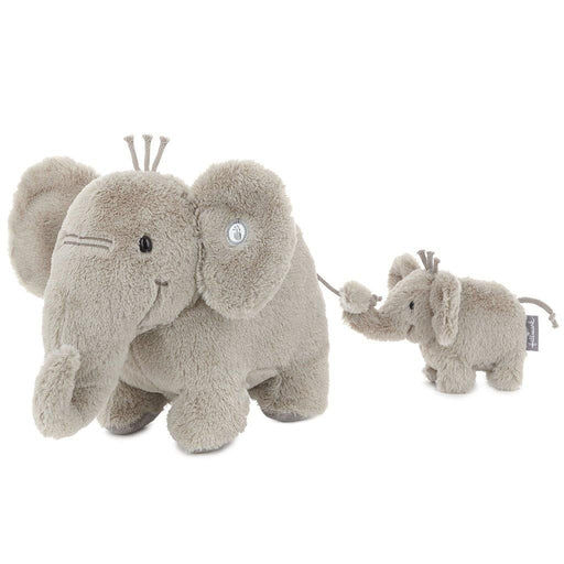 Hallmark : Big and Little Elephant Singing Stuffed Animals With Motion, 8" -