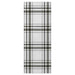 Hallmark : Black and White Plaid Christmas Tissue Paper, 6 sheets - Hallmark : Black and White Plaid Christmas Tissue Paper, 6 sheets