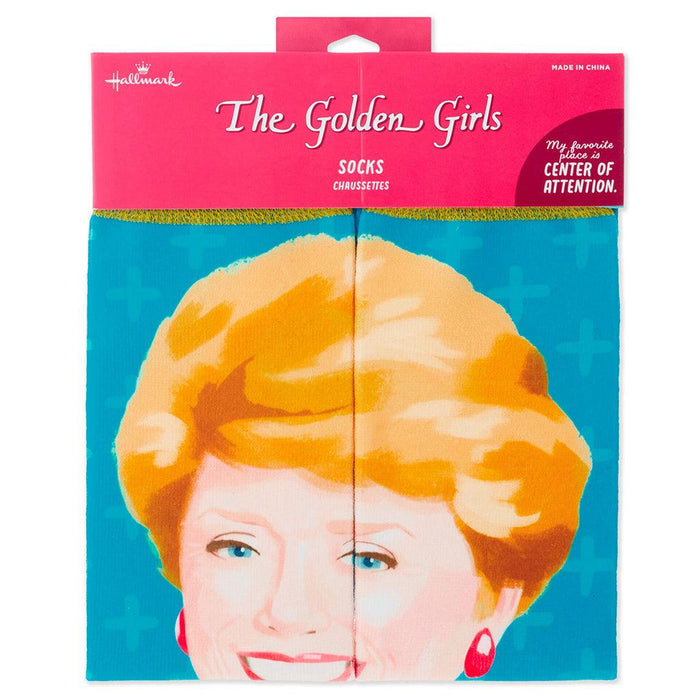 Hallmark : Blanche The Golden Girls Center of Attention Novelty Crew Socks -