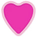 Hallmark : Bright Pink Heart-Shaped Dessert Plates, Set of 8 - Hallmark : Bright Pink Heart-Shaped Dessert Plates, Set of 8